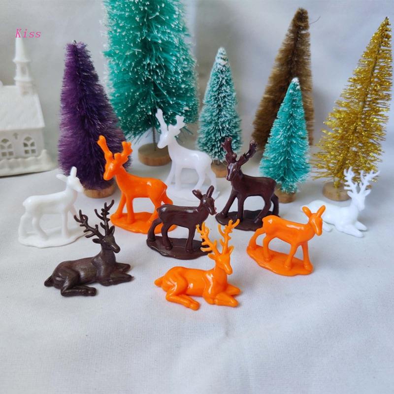 Ornamen Patung Rusa Bahan Resin Untuk Natal