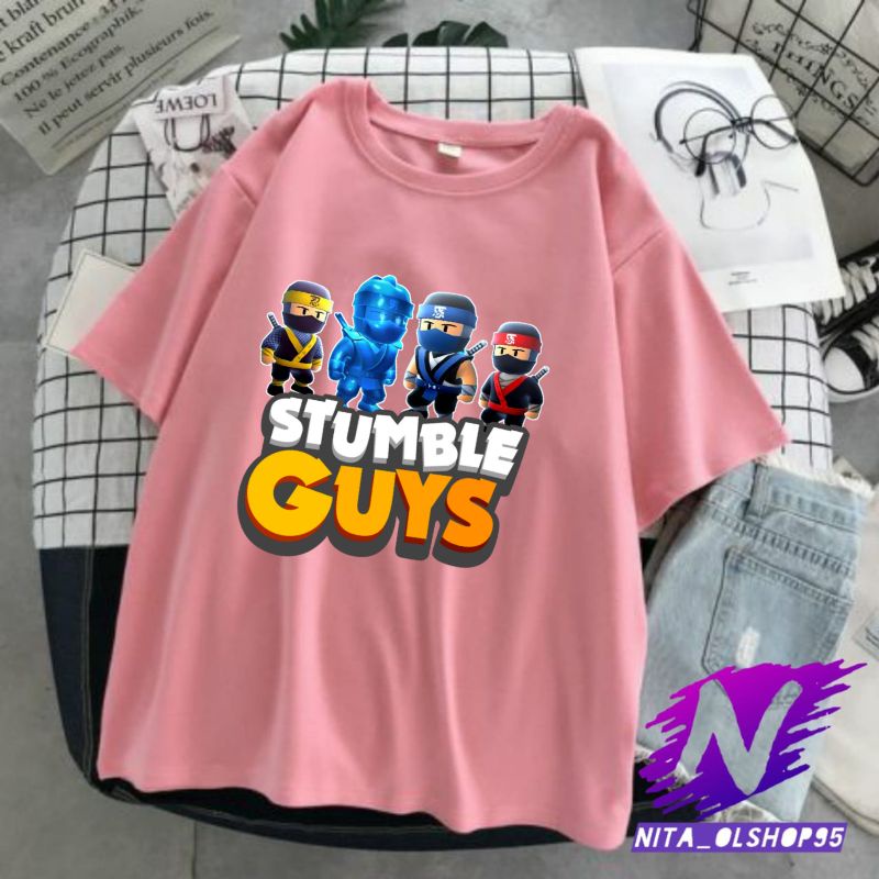 baju stumble guys ninja kaos anak stumble guys karakter