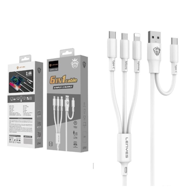 Kabel Data Kabel Casan Vibox 3In1 Kabel data / Cable USB 3in1 MICRO TYPE C LIGHTNING IPHONE