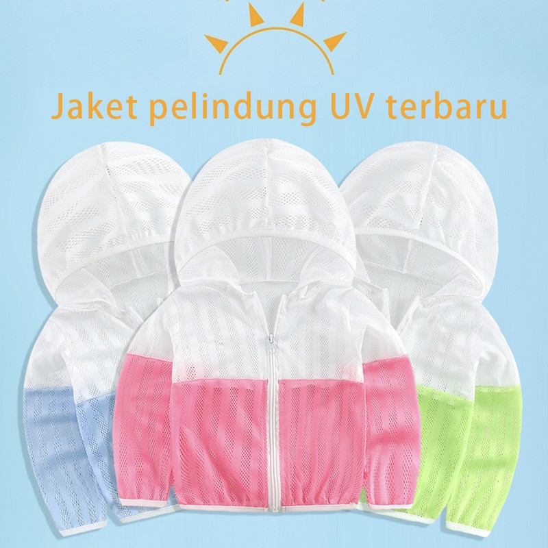 Jaket Anak anti uv Jaket import jacket 4-15 Tahun Cocok untuk anak laki-laki dan perempuan