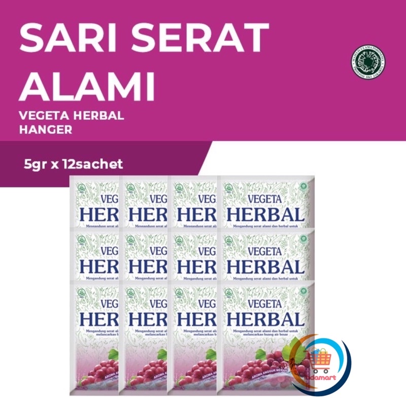 Vegeta Herbal 5 gr 1 Pak Isi 12 pcs