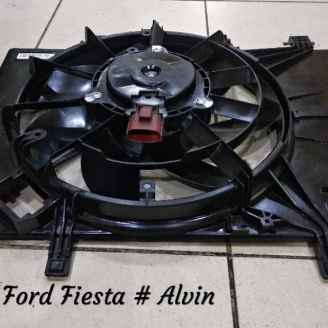 EXTRA MOTOR COOLING FAN RADIATOR MOTOR FAN RADIATOR ASSY FORD FIESTA VALEO ORIGINAL FOMOCO