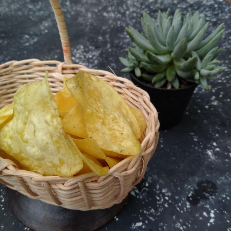 

Keripik Talas Kuning Spesial | Renyah Gurih
