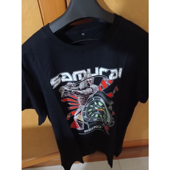 Kaos Seiko Samurai Glow in the dark