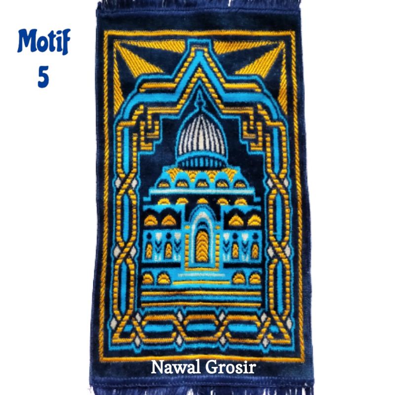 Sajadah Anak 60x35cm/ Sajadah Turki/ Sajadah Oleh Oleh Haji bisa pilih motif-6