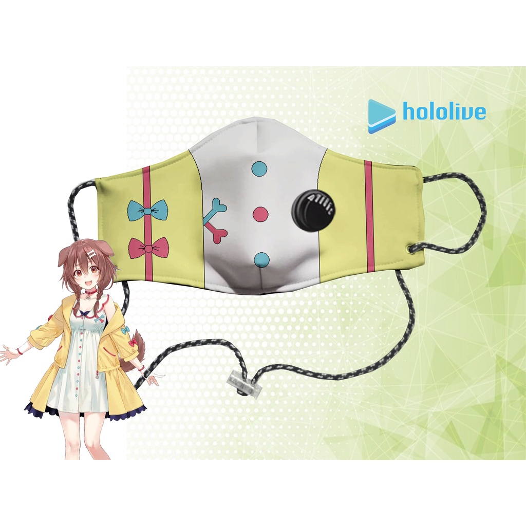 MASKER KAIN N95 2PLY HOLOLIVE INUGAMI KORONE