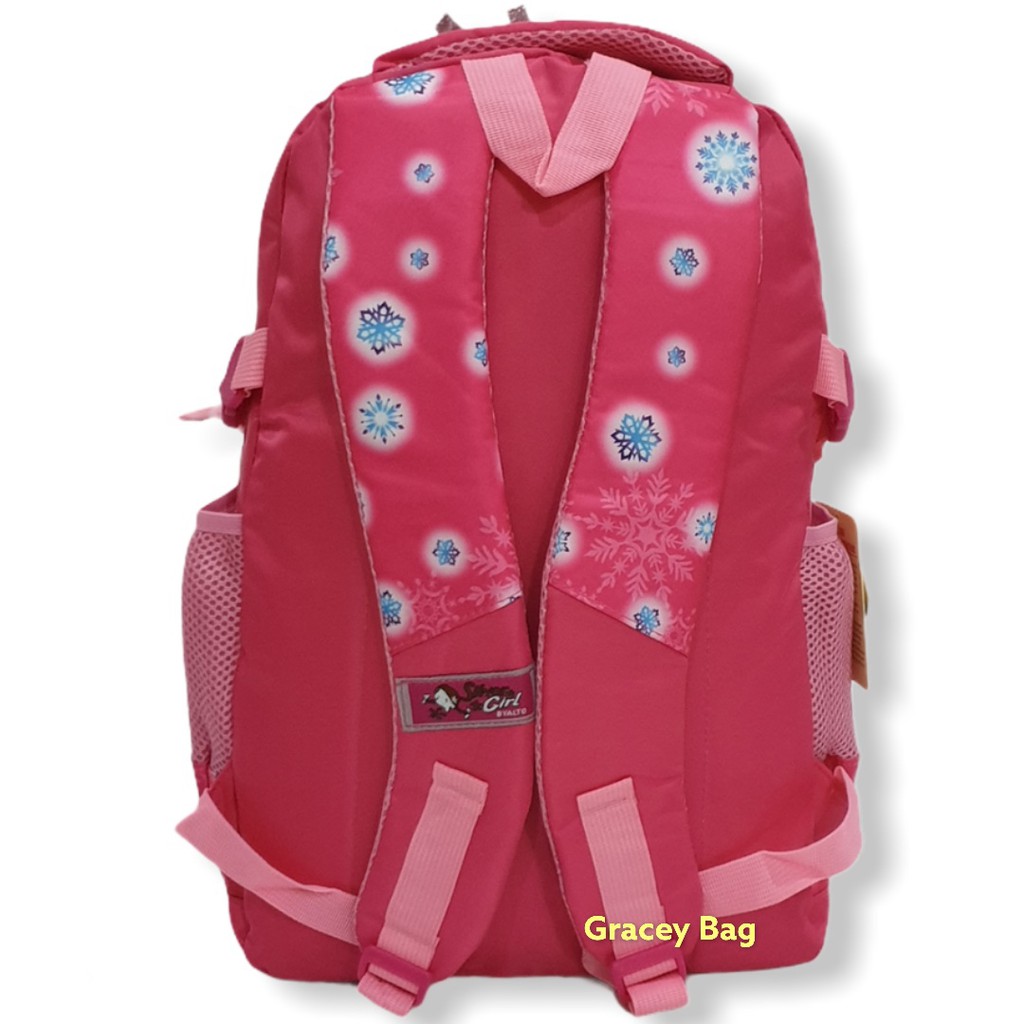 GB-78020S Tas Ransel Anak Perempuan Silvergirl Motif Snowflaxes