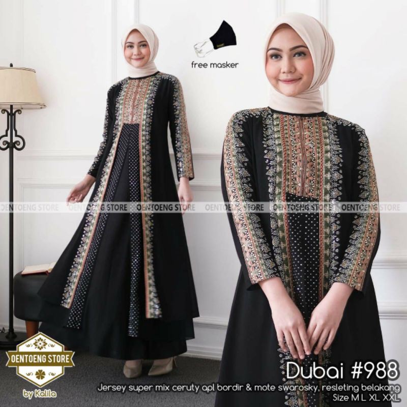 gamis dubay #988