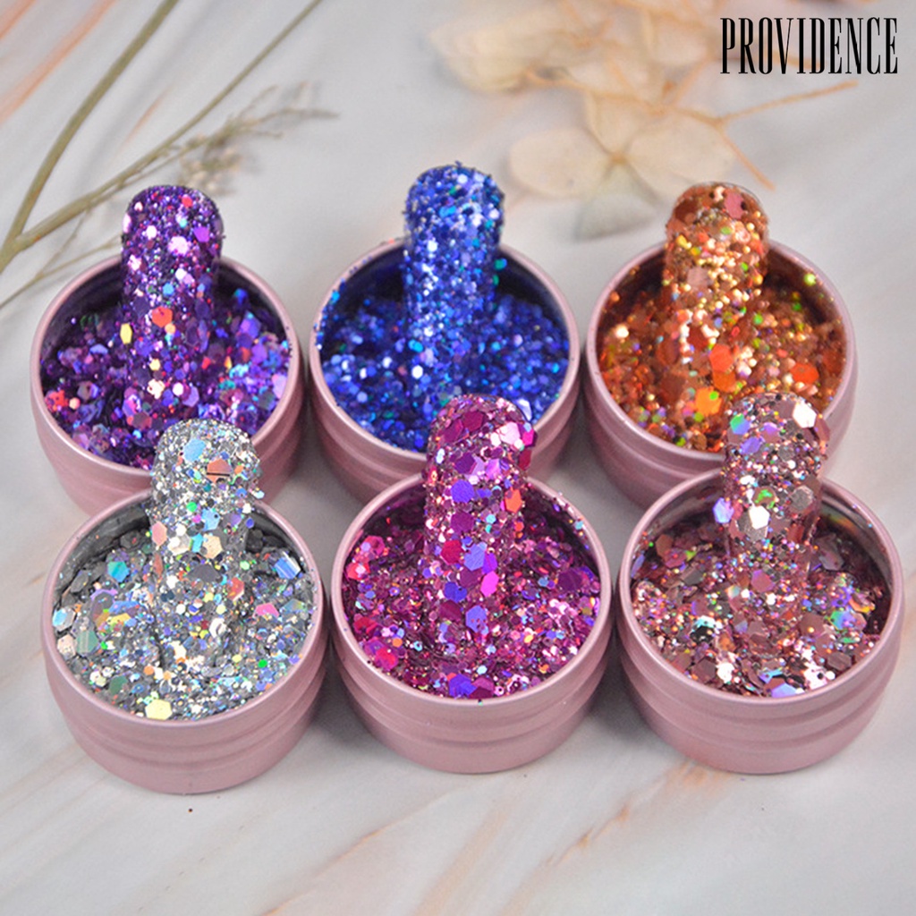 Payet Glitter Bentuk Segi Enam Ultra Tipis Untuk Dekorasi Nail Art Charms