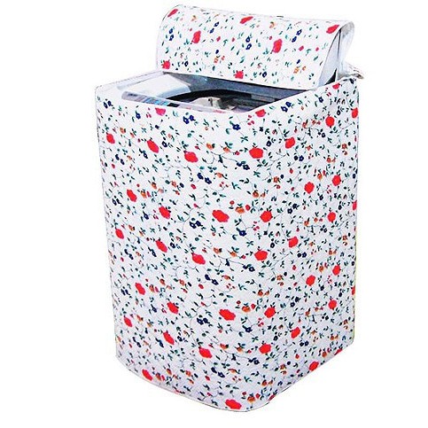 Cover Mesin Cuci Pelindung Mesin Cuci Bahan Plastik PEVA Dekorasi-4