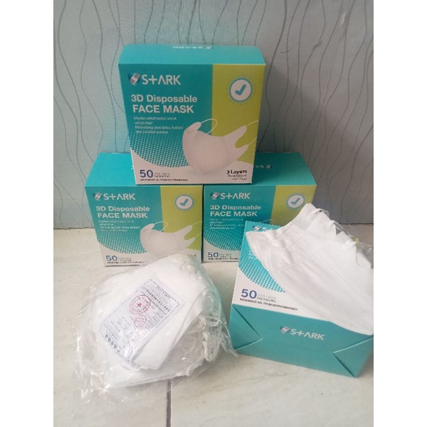 Masker S Ark Duckbill Isi 50pc Box Shopee Indonesia