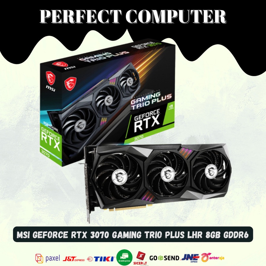 MSI GEFORCE RTX 3070 GAMING TRIO PLUS LHR 8GB GDDR6
