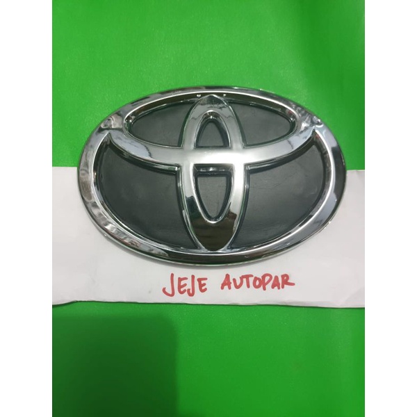 logo emblem TOYOTA grand avanza calya beserta breket 15cm