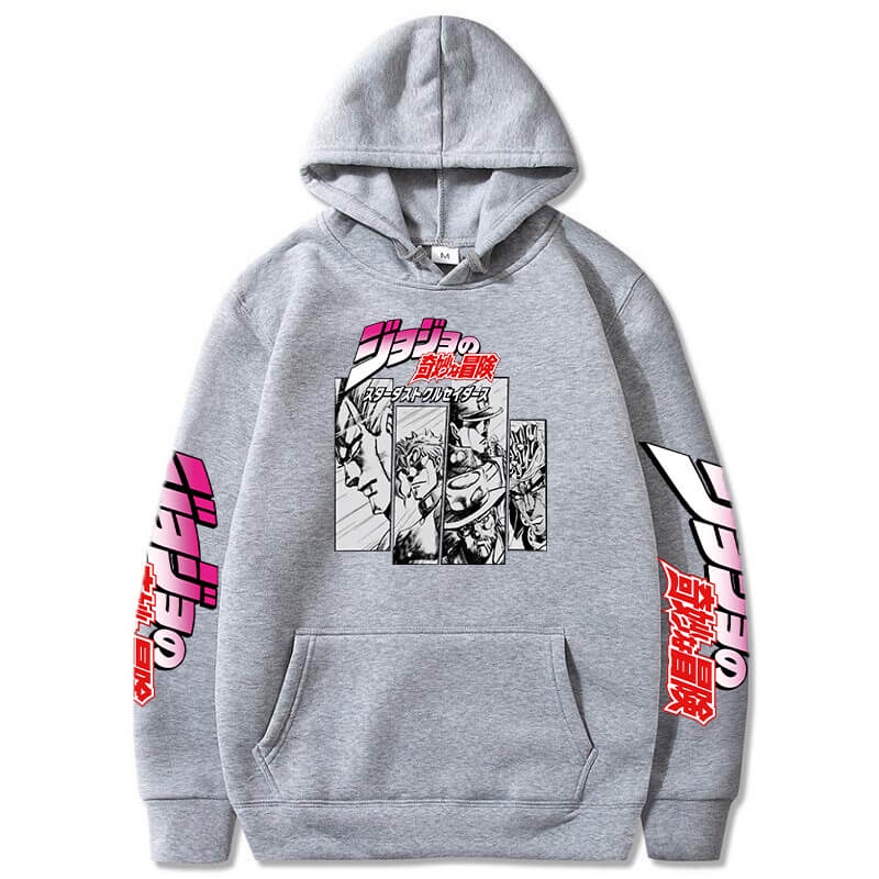 Hoodie Comis Jojo Adventure Anime Manga Unisex