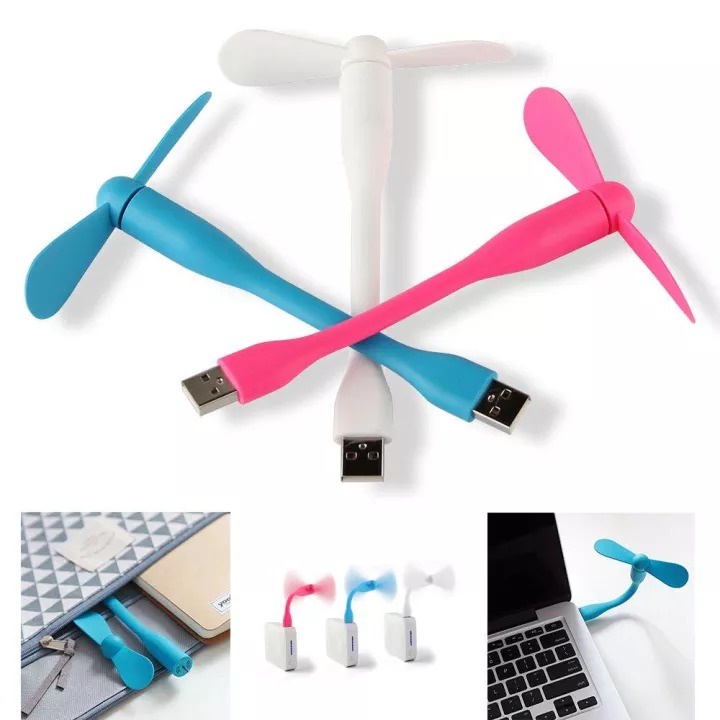 USB Portable Fan - Kipas Angin Baling Portable USB Mini Fan - Kipas Angin Baling Portable - 1 Pcs