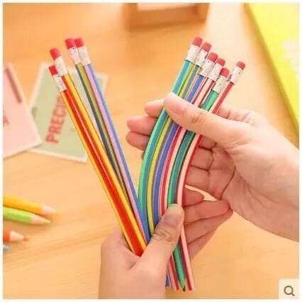 

Pensil Tekuk Pensil Elastis Anak Alat Tulis Mainan - Toy Kid Elastic Pencil