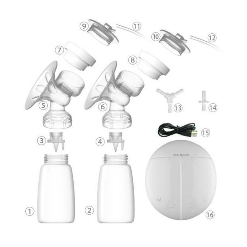 Real Bubee Double Electric Breast Pump Pompa ASI Elektrik Murah Berkualitas