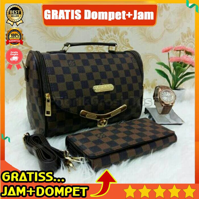 2670 TAS IMPORT WANITA FASHION KOREA GLOSSY BRANDED YSL SAC DE JOUR 26CM MORODER LEATHER HAND BAG /