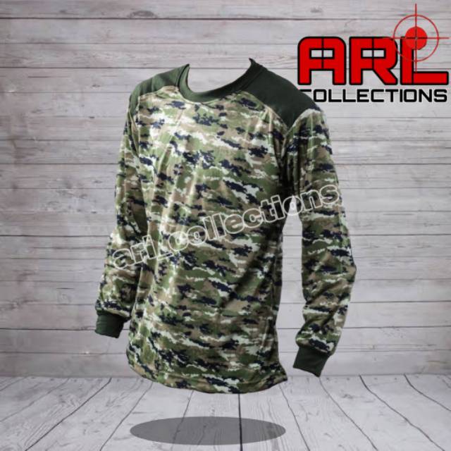 Kaos panjang loreng LINUD/Kaos T-SHIRT panjang loreng army/kaos decker army panjang pria/wanita