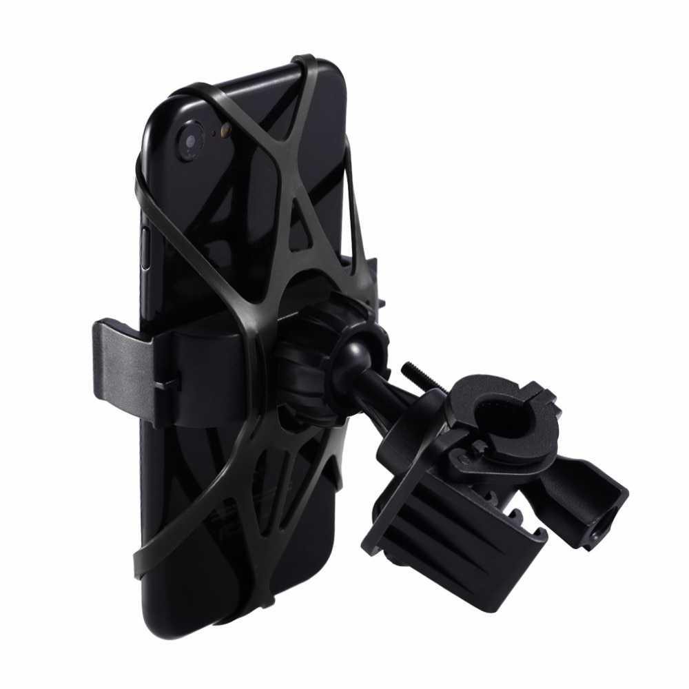 TaffSPORT Bike Smartphone Holder Sepeda Universal Rack Bicycle - BM03 ( Mughnii )