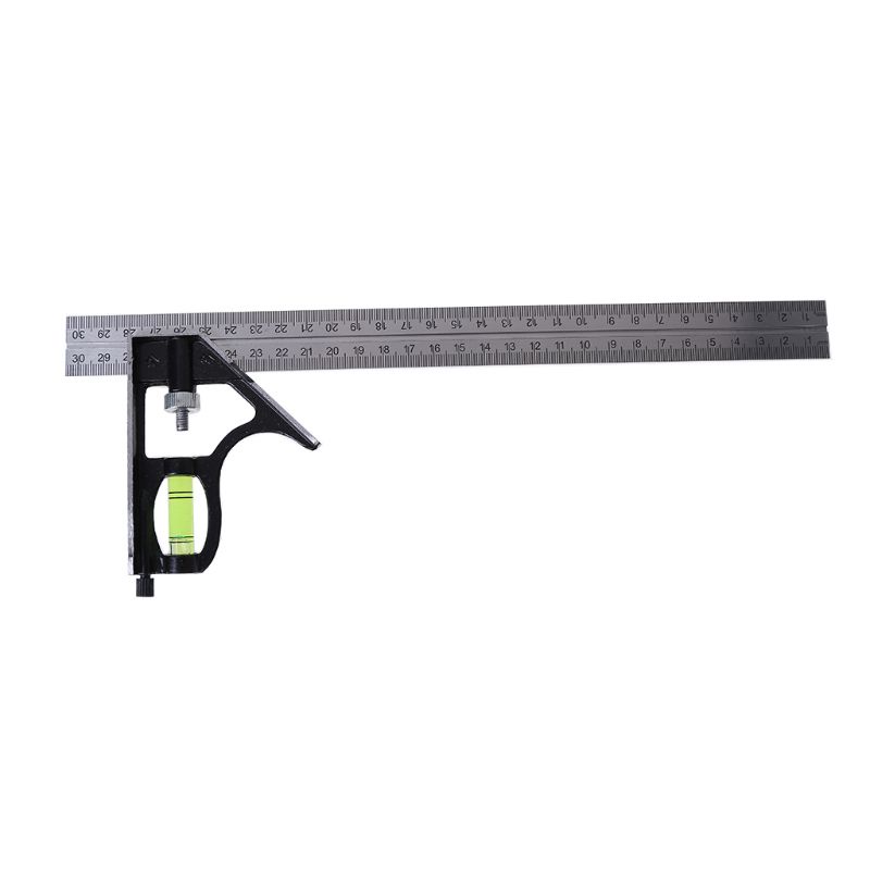 Btsg Penggaris Level Kombinasi Adjustable Ukuran 300mm (12 &quot;)