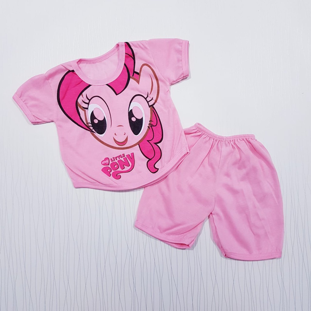 COD Setelan Anak Perempuan Motif Little Pony Baby Alicia