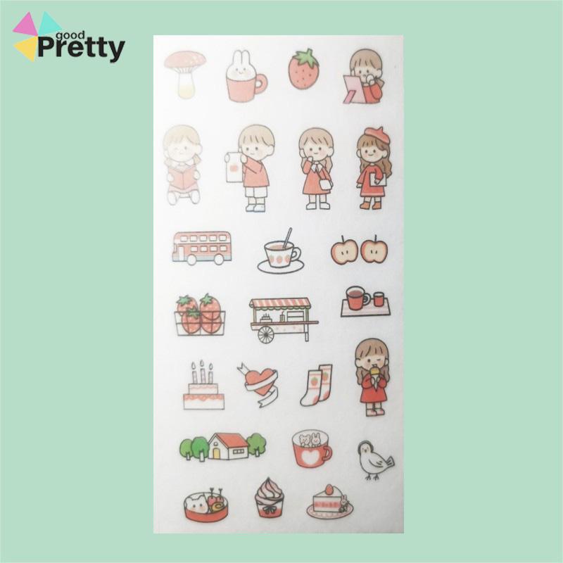 Stiker Motif Emoji Untuk Dekorasi Handphone / Diary DIY - PD