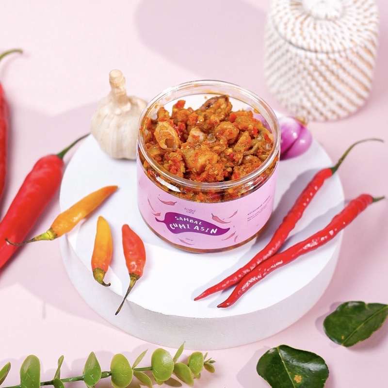 

Sambal Cumi Asin (200gr, 120gr) - FOOD LAB