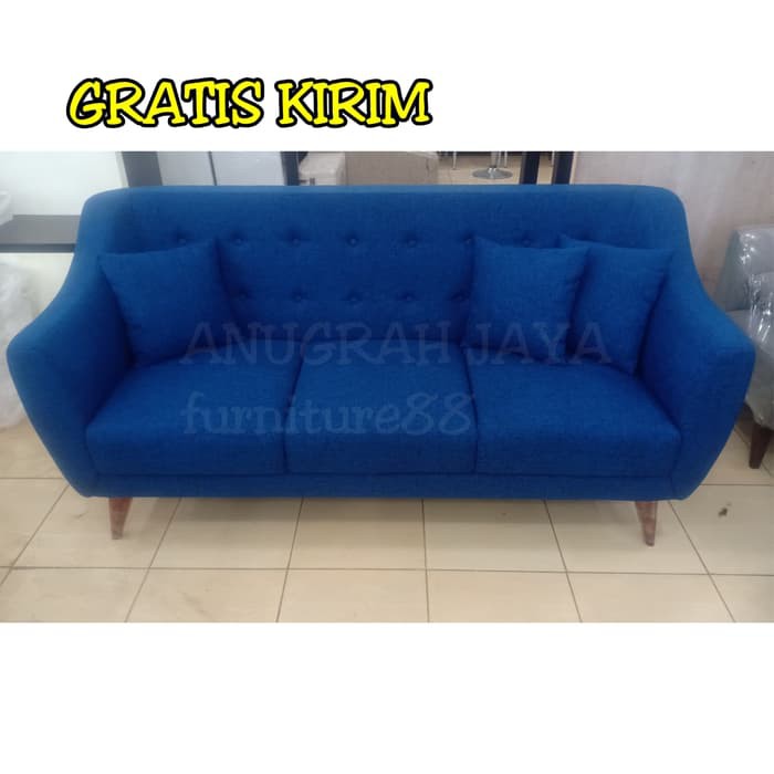 Sofa Roma 3 Dudukan / Sofa 3 Seater / Sofa Minimalis / Sofa Retro / Sofa Tamu / Sofa Mewah / Sofa Mo
