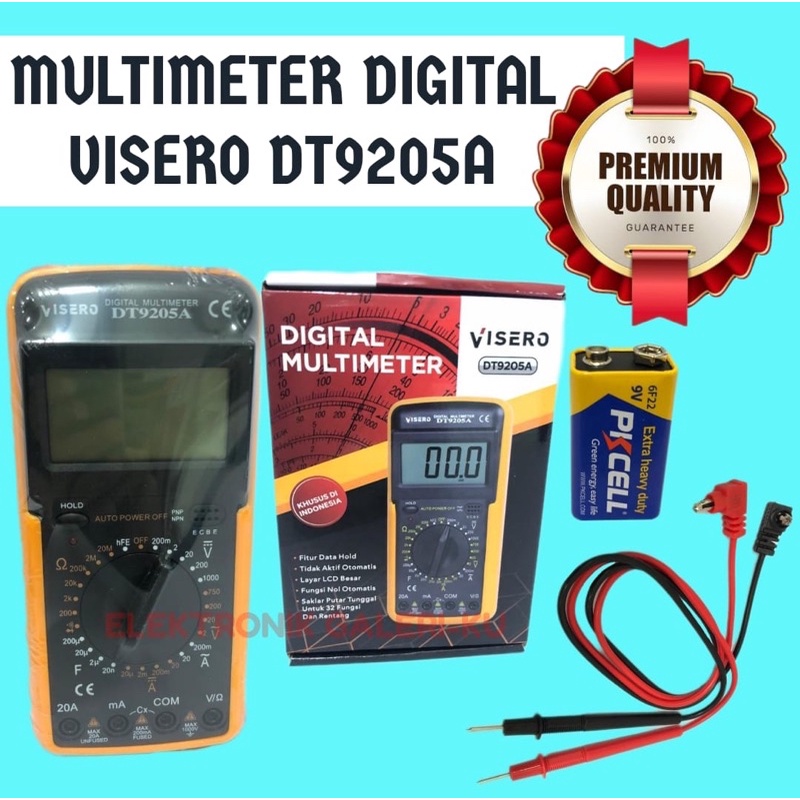 MULTIMETER DIGITAL DT9205A