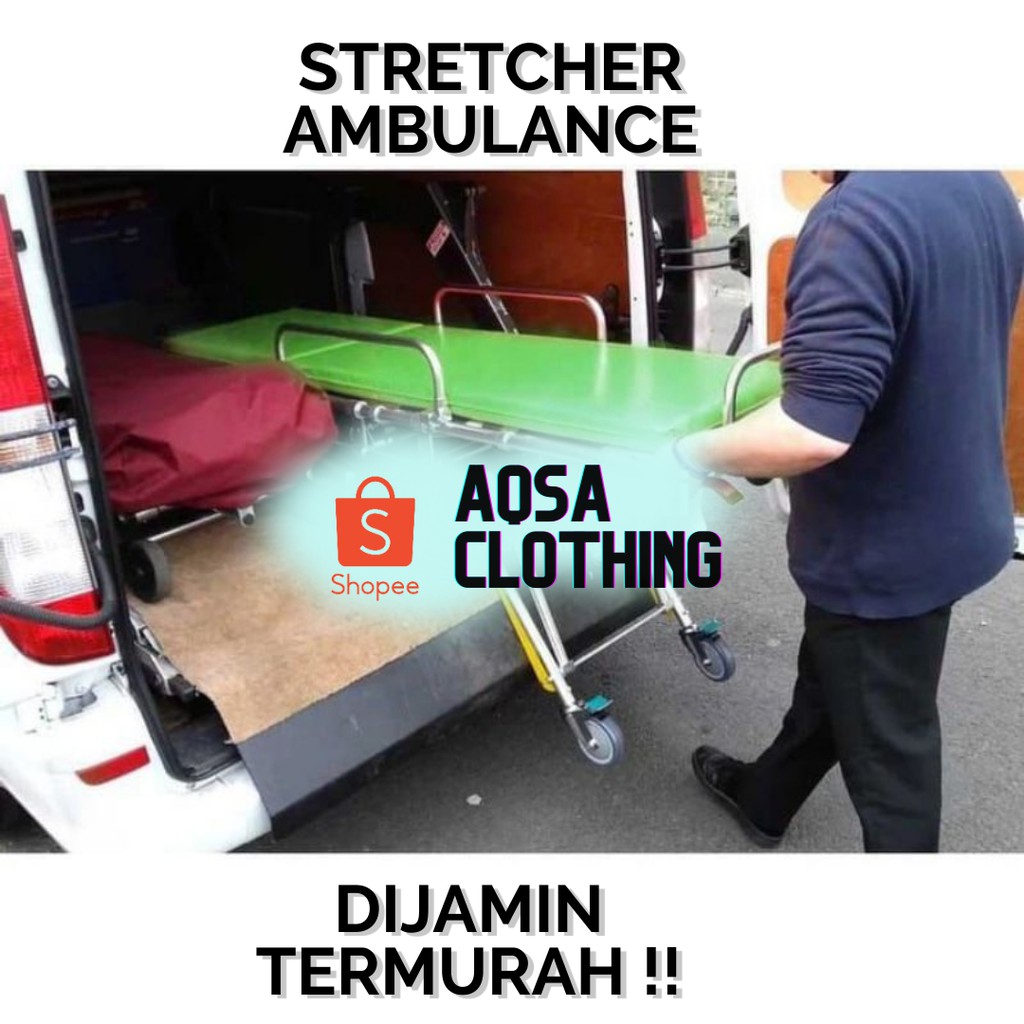 (BISA COD) STRETCHER AMBULANCE/TANDU AMBULANCE STAINLES MURAH