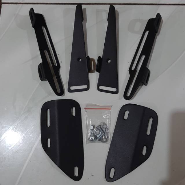 Bracket breket serpo dudukan windshield dan dudukan spion r25 nmax old