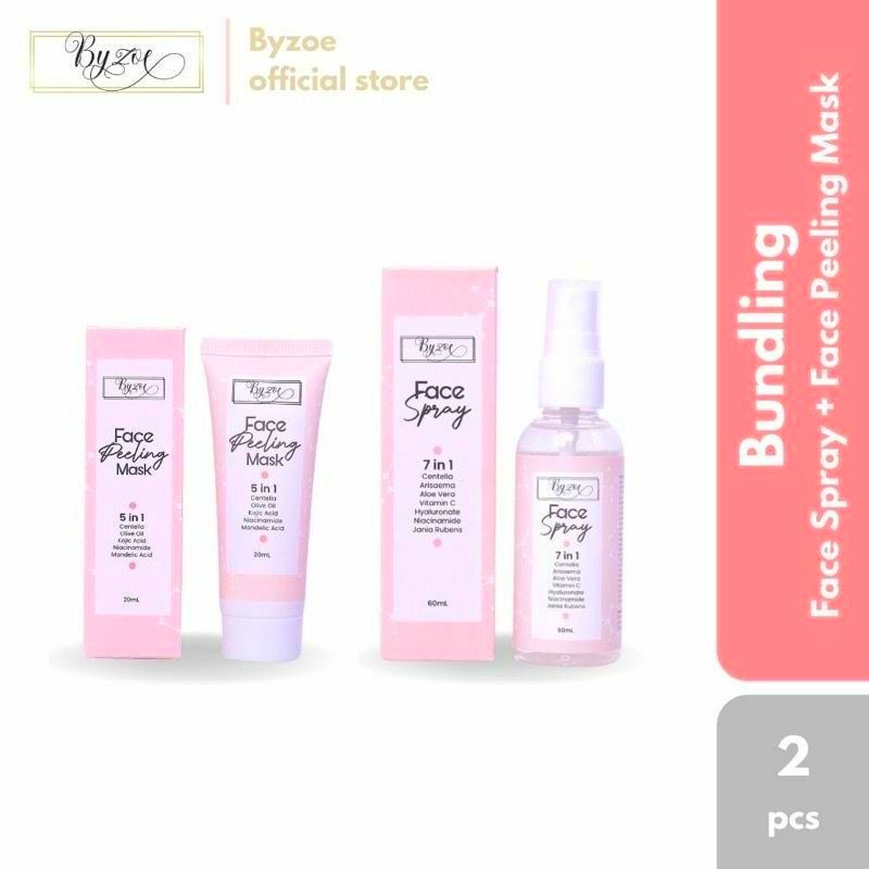 Byzoe Face Spray &amp; Peeling Paket 2in1