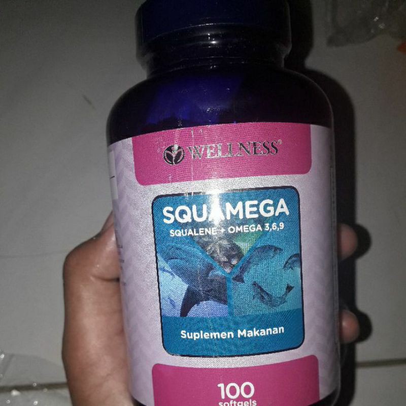 wellness Squamega (squalene+omega 3,6,9) 100softgels