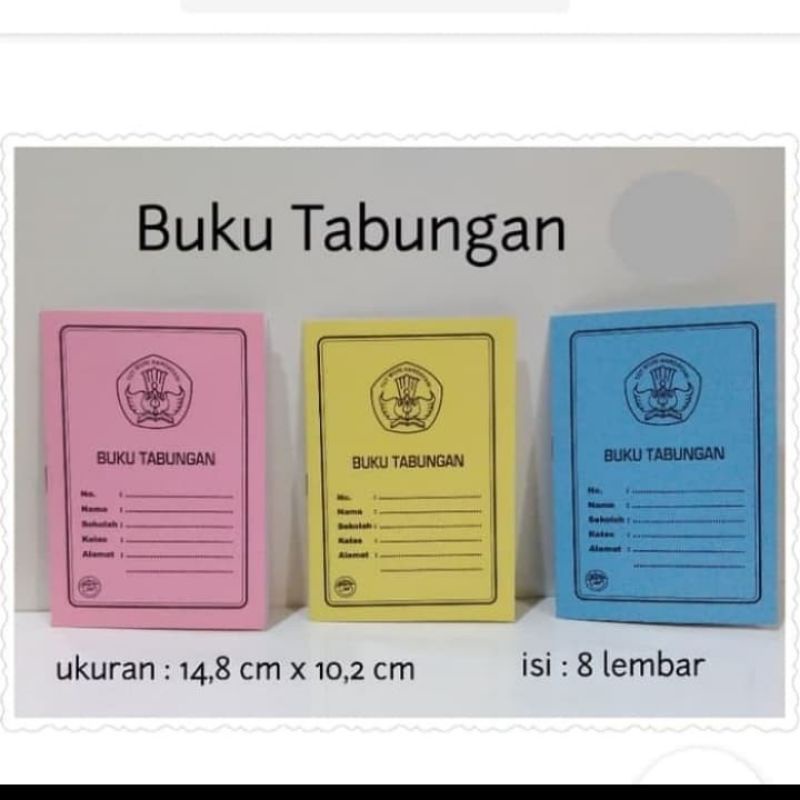 

Buku Tabungan Sekolah Buku Tabungan Murah ECer