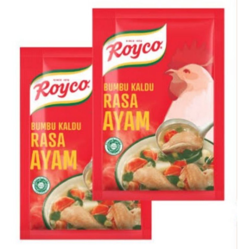 

Bumbu Kaldu Royco 1 Sachet 8 Gram Rasa Ayam