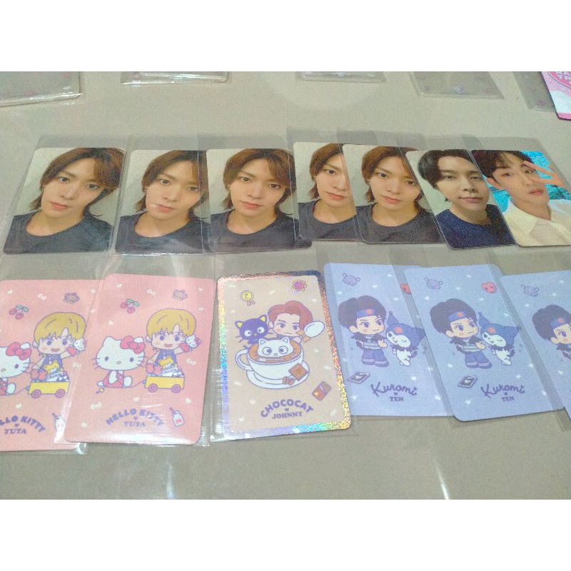 [READY] PC PHOTOCARD NCT SANRIO YUTA JOHNNY WINWIN KONSEP CHARACTER TEN TC TRADING CARD A SET