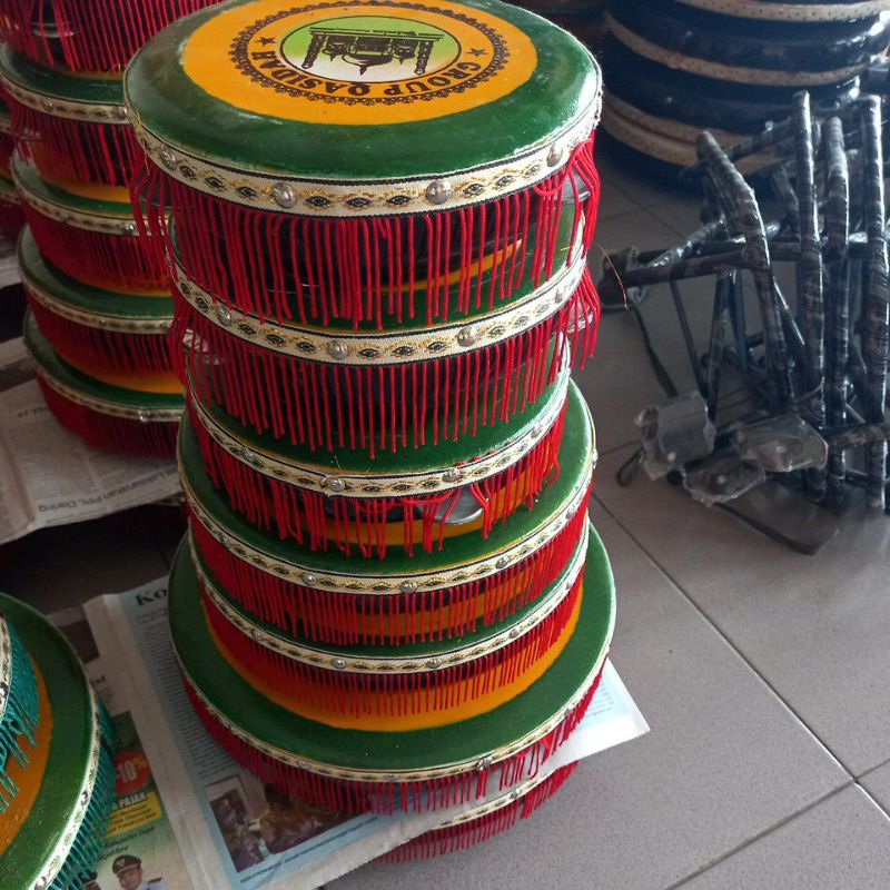 Rebana Qasidah Lasqi isi 7 Murah Rebana jepara