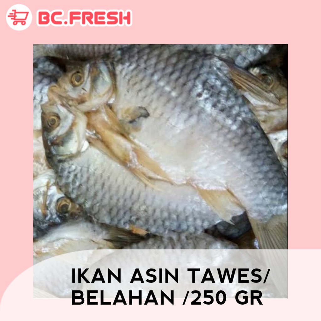 

Ikan asin tawes/belahan 250 gram