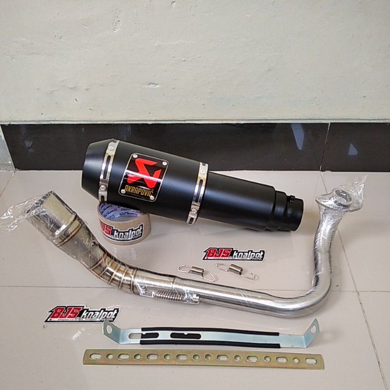 Knalpot akrapovic Nmax Aerox 155 Vario Beat street Scoopy new Xride mio soul Adv pcx Genio-Doff - vario 125 new