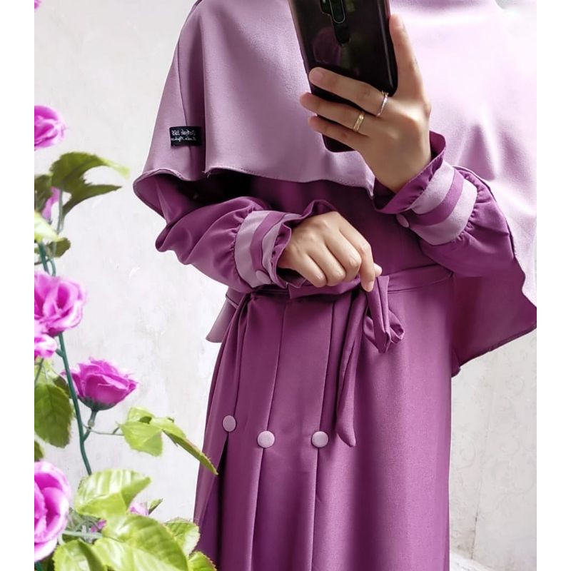 Gamis Set Khimar Ity Crepe