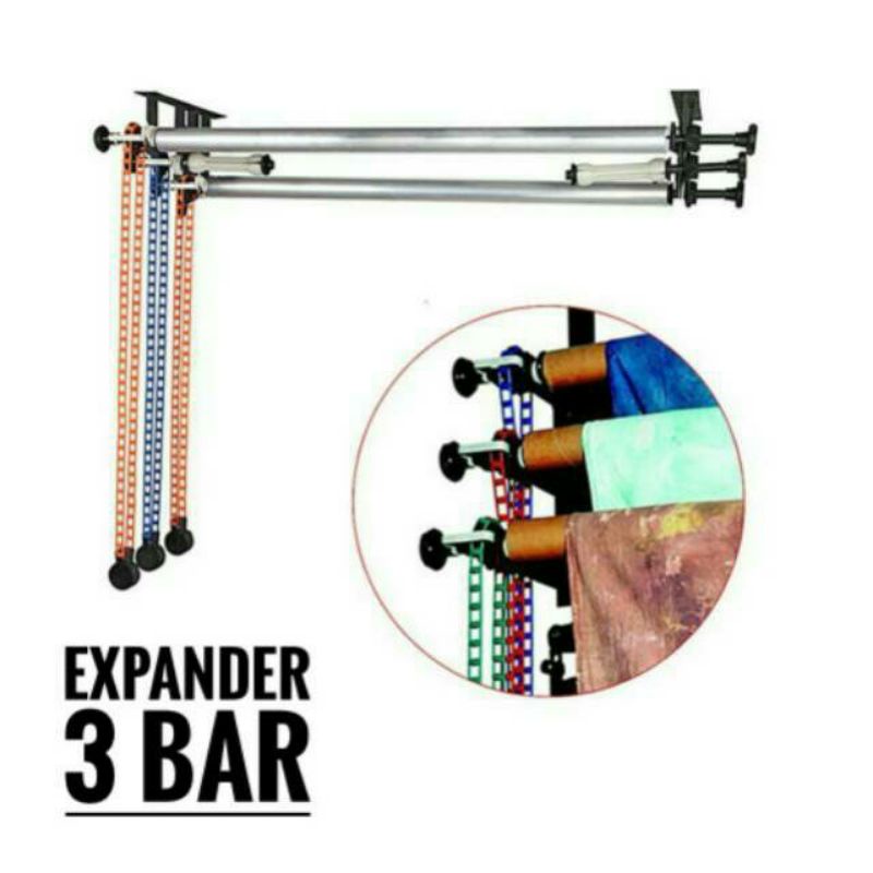 Expander set Manual chains kits bacground support 3 roller