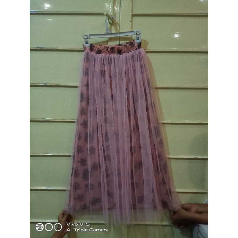 ROK TUTU BUNGA PRINTING PREMIUM ROK TUTU PREMIUM