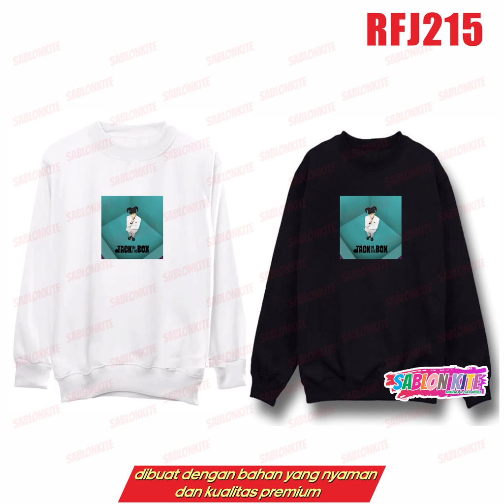 MURAH!!! HOODIE JHOPE RFJ215 JACK IN THE BOX KOTAK JIMIN JUNGKOOK TAEHYUNG