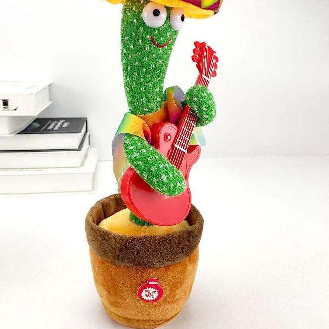 ➾ Boneka katus joget / boneka viral / boneka kaktus bicara / boneka kaktus merekam bicara goyang ♠