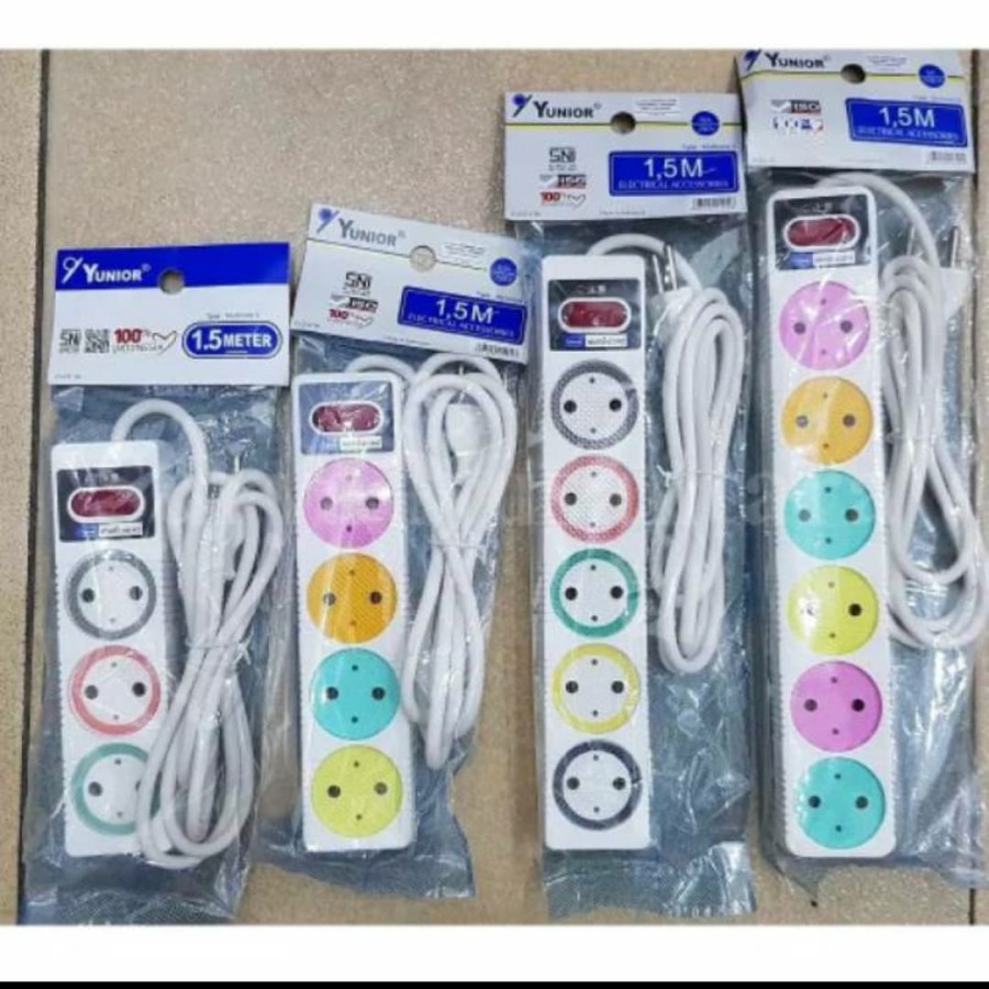 Stop Kontak yunior 4Lubang 1.5m