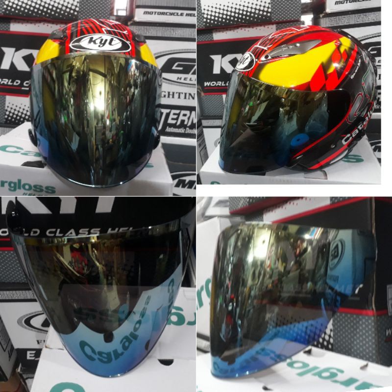 visor flat kyt galaxy kaca helm kyt galaxy flat visor