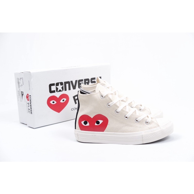 Converse Play CDG Hi Cream Sale