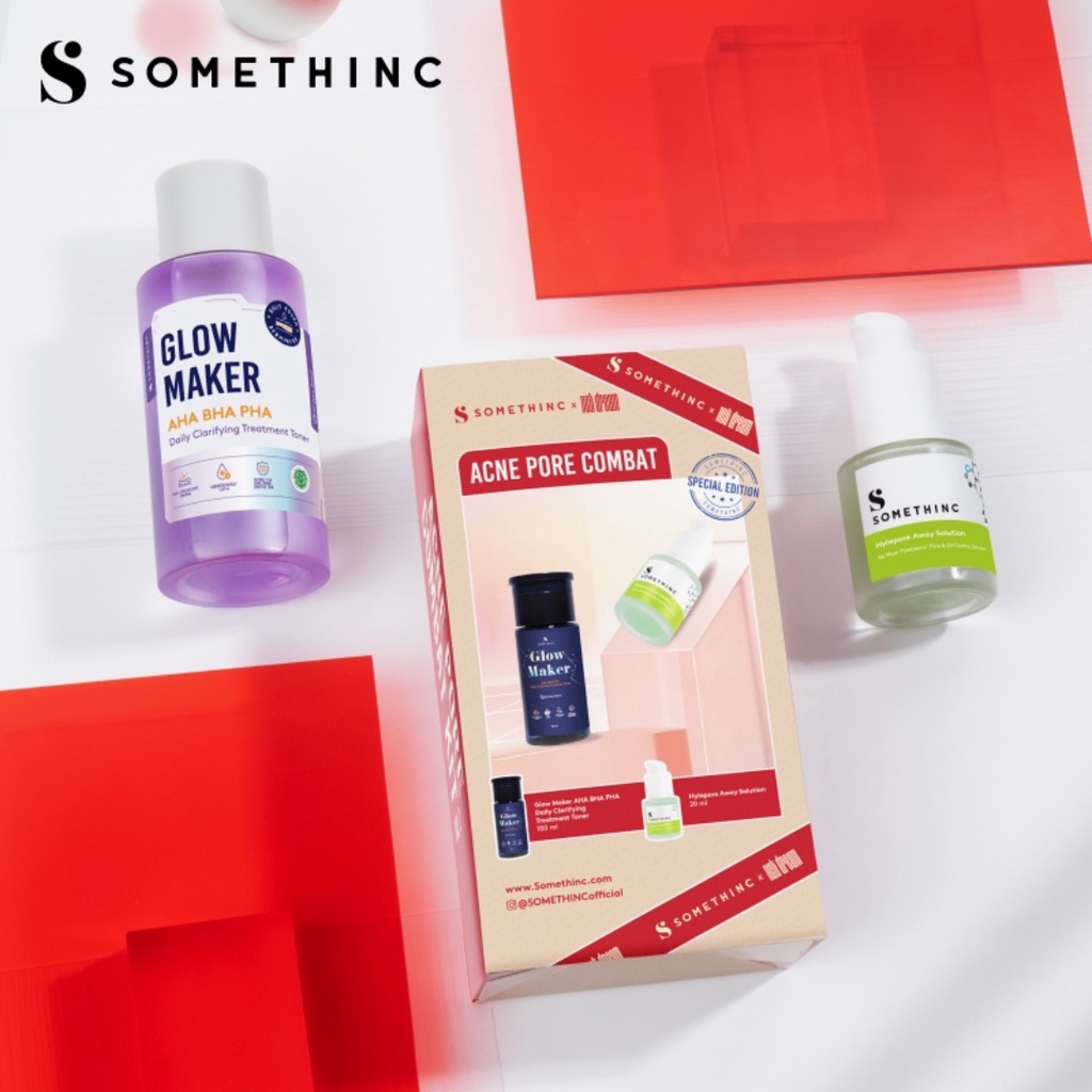 SOMETHINC NCT DREAM'S Pick - Acne & Pore Combat Kit (Vol. 2) | Glow Maker AHA BHA PHA Clarifying Tre