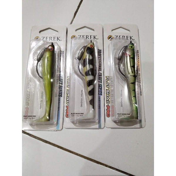 lure zerek flat Shad 4.5&quot;